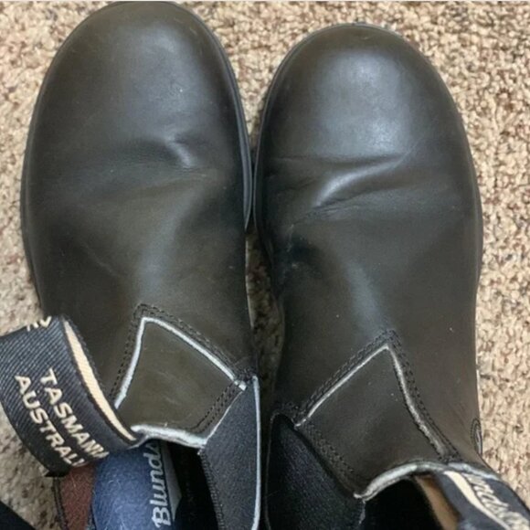 Blundstone Chelsea Boots Black Leather  sz 4 1/2  -(7 1/2 US) - Picture 4 of 11